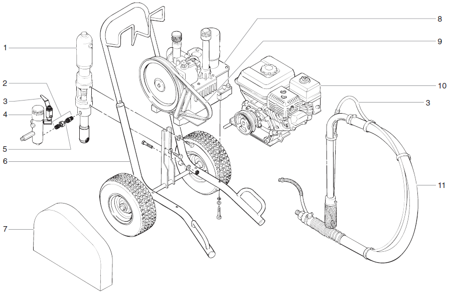 PowrTwin 4900XLT Main Assembly Parts